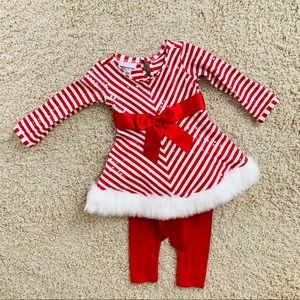 5 for $25 bundle // CandyCane Striped 2piece - EUC